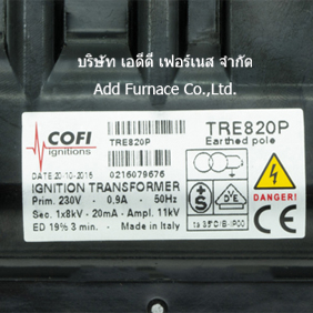 COFI ignitions TRE820 IGNITION TRANSFORMER